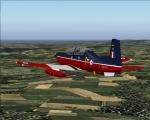 FS2004 Iris T-6A / NTA Texan II - RAF Linton on Ouse Textures V2. 